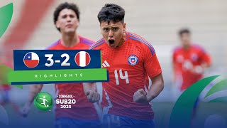 CHILE vs. PERÚ [3-2] | RESUMEN | CONMEBOL SUB20 | FASE DE GRUPOS