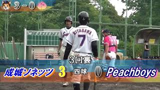 200711成城ソネッツvsPeachboys