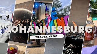 TRAVEL VLOG: my first flight ✈️ , days in Johannesburg \u0026 road to breezy bowl 🏟️ | Namibian YouTuber