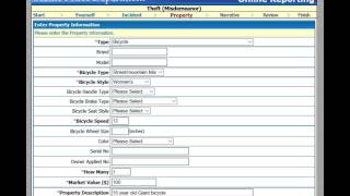 SPD's Community Online Reporting Program Tutorial