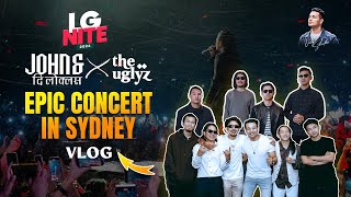 LG NITE Feat. John & The Locals & The Uglyz in Sydney | Vicky Shrestha Vlogs