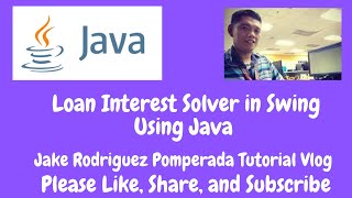 Loan Interest Solver in Swing Using Java