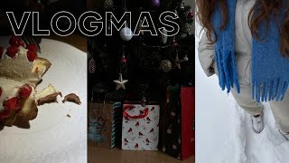 vlogmas 2 | что я дарю друзьям, упаковка и обмен подарками, поездка за ёлкой, декабрьские дни