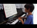 看看练琴 20180604 巴赫二部创意曲no.1 j.s bach invention no 1 in c major