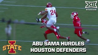 Abu Sama HURDLES Houston Defenders