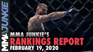 MMA rankings report - February 19, 2020