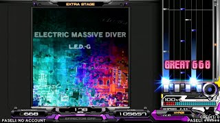 beatmania IIDX 18 Resort Anthem - ELECTRIC MASSIVE DIVER (HYPER) CLEAR