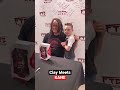 Clay Meets KANE #kane #wwe #autographcollection #wweshorts