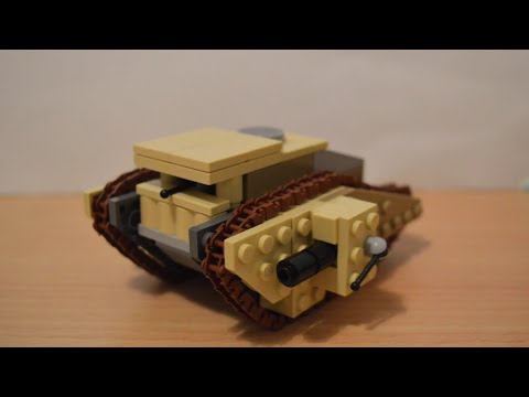 Lego WW1: Mark 1 Tank Tutorial Lego WW1: Mark 1 Tank Tutorial