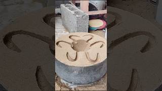 #satisfying #pottery #birds #cementart #oddlysatisfying صناعات واختراعات من صهر المعادن صب