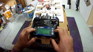 Basic programming for a 6 servo park jet in FlySky FS-i6