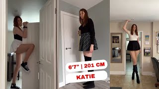 6’7” | 200 cm: 10 Viral Tall Girl  Reels That Broke the Internet – 223M+ Views and Counting!