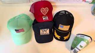 How to put a patch on a hat with a clothing iron!!