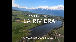 La Riviera vaudoise vue du ciel (de Chexbres à Villeneuve) le 20 mai 2021