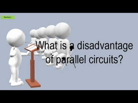 What are disadvantages of parallel circuits?