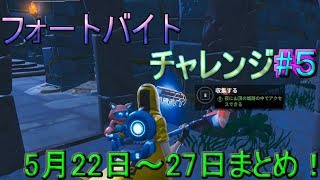 【フォートナイト】フォートバイトチャレンジ攻略＃５「夜に山頂の城跡の中でアクセスできる」他【Fortnite】