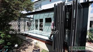 Grey 7 Panel Bi Fold Door from Abbey Windows, Reading Silent