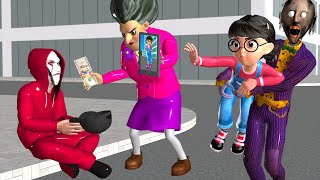 Scary Teacher 3D - Monster Rescue Tani Give Back Kind Dednahype Miss T with GrannyJoker