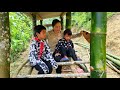 How to make a bamboo chicken coop by a single mother DANG THI DU