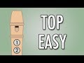 TOP 10 VERY EASY Recorder Songs for Beginners