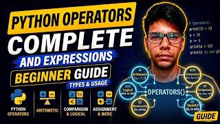 Python Operators in Hindi | Arithmetic, Comparison, Logical Operators | Python Tutorial 2026