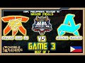 Grand Finals Game 3 - FNATIC ONIC PH vs AURORA GAMING | MPL Philippines Season 14 Grand Finals - BO7