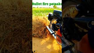 Bullet bike pataka fire in farm