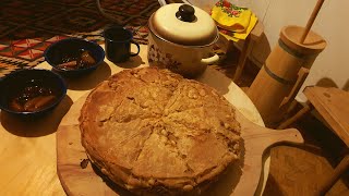 Birek me grosh-tradicionale Kërçovare/Börek with white beans - traditional from my homeland