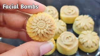 Facial Bomb to get Facial like Glowing Skin like Parlour | DIY Facials Bomb | DIY Facial Soap Bars