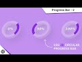 HOW TO CREATE CSS 3D CIRCULAR PROGRESS BAR TUTORIAL | COOL CSS ANIMATION | HTML