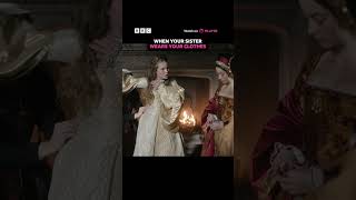 Mary looks very unamused at Catherine Howard - BBC