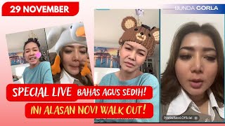 SERUNYA BUNDA CORLA DAN NOVI PRATIWI BAHAS AGUS SEDIH❗ INI ALASAN NOVI PRATIWI WALKING OUT ❗