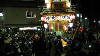 上新町区　のの字廻し　（平成２３年新宿祭禮）