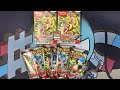 Pokémon Scarlet and Violet ENGLISH Build and Battles Booster Packs Unboxing