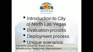 Webcast: The City of North Las Vegas moves to the cloud