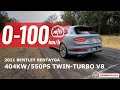 2021 Bentley Bentayga V8 0-100km/h & engine sound