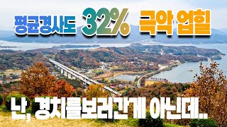 평균경사도 32% 극악 업힐