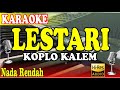 LESTARI KARAOKE - KOPLO KALEM NADA RENDAH ( WAHYU F GIRI )