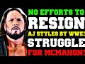 WWE News! NO EFFORT TO Resign AJ Styles By WWE! Vince Struggling! Alexa Bliss Made To WAIT! AEW News