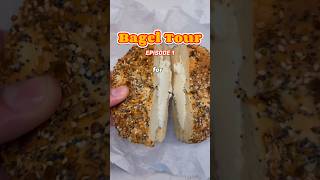 Bagel Tour in NYC!! | EP1 🤯🔥 #nycbagels #bagels #bagel