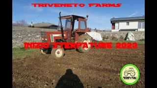 Inizio sterpature 2023 con Fiatagri 55/46 e sterpatore Melchior