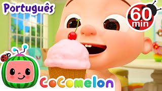 Sorvete de Frutas! | 1 HORA DE COCOMELON BRASIL | Músicas Infantis em Português | Desenhos Animados