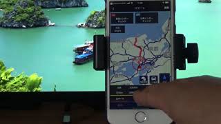 新型N-BOXでインターナビ　ルート検索　スマホアプリを使った便利機能