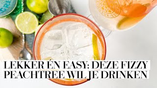 Lekker en fris: deze Fizzy Peachtree wil je de hele zomer drinken | AMAYZINE.COM