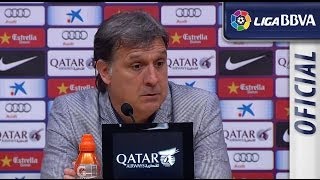 Rueda de Prensa de Gerardo Tata Martino tras el FC Barcelona (2-1) Real Madrid - HD