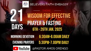 21 DAYS OF WISDOM FOR EFFECTIVE PRAYER AND FASTING || DAY 12