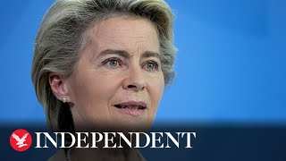 Live: EU Commission president von der Leyen speaks ahead of G20 and Cop26 summits