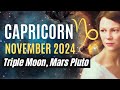 Letting Go and Fresh New Beginnings 🔆 CAPRICORN NOVEMBER 2024 HOROSCOPE.