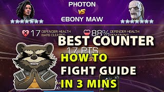 Coliseum Ebony Maw Best Easy Counter And How To Fight Easily Guide Under 3 Minutes | Mcoc