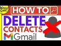 How to delete contacts from Gmail